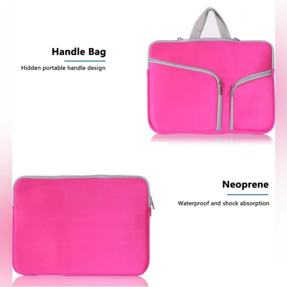 Laptop Sleeve Case - NEW - Neoprene type - MacBook Air 11” New MacBook 12” NWOT